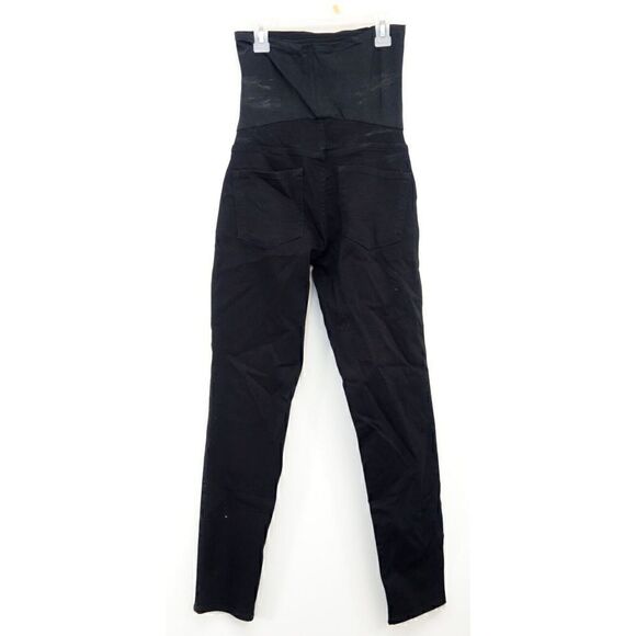 Signature Levi's Womens Black Maternity Baby Bump Skinny Stretch Denim Jeans MED - Picture 3 of 6